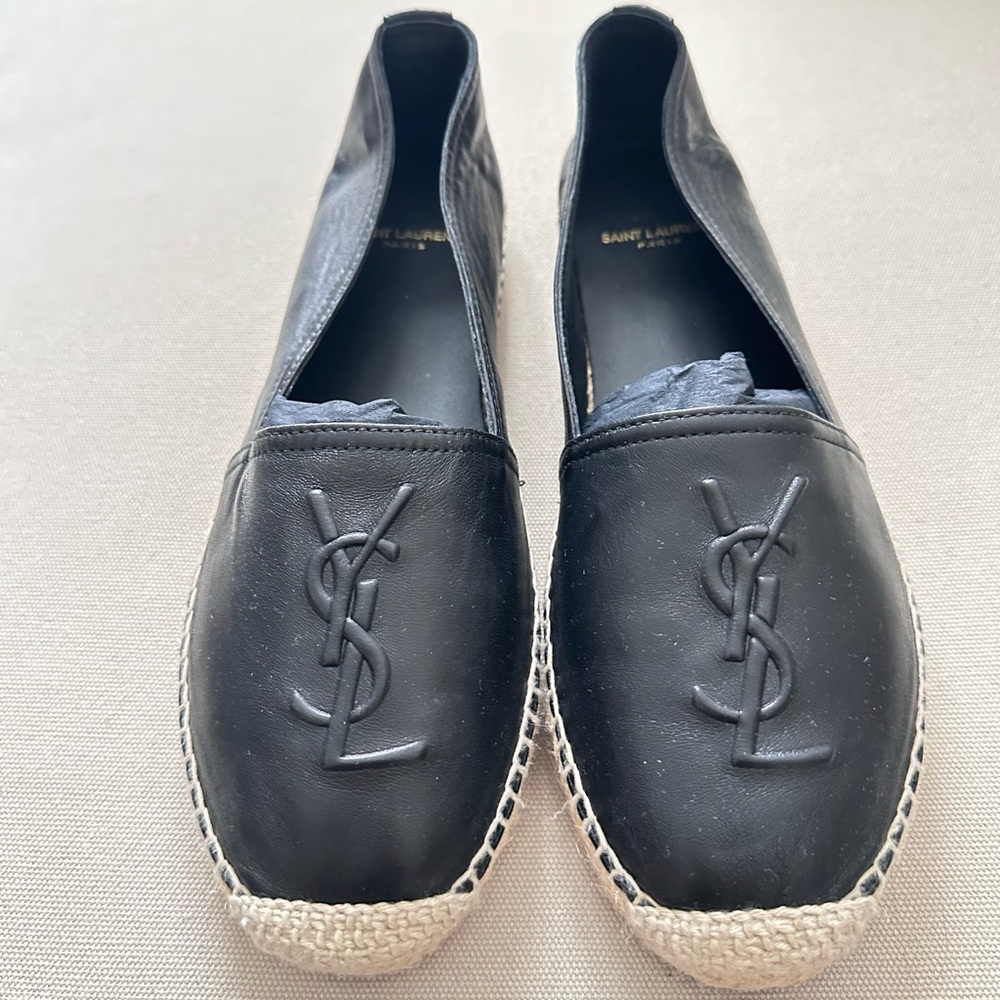 Saint Laurent Black Espadrilles